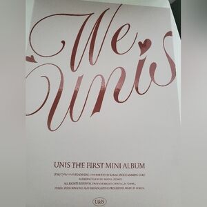 UNIS - 1ST MINI ALBUM [WE UNIS] Start Kpop Album Version